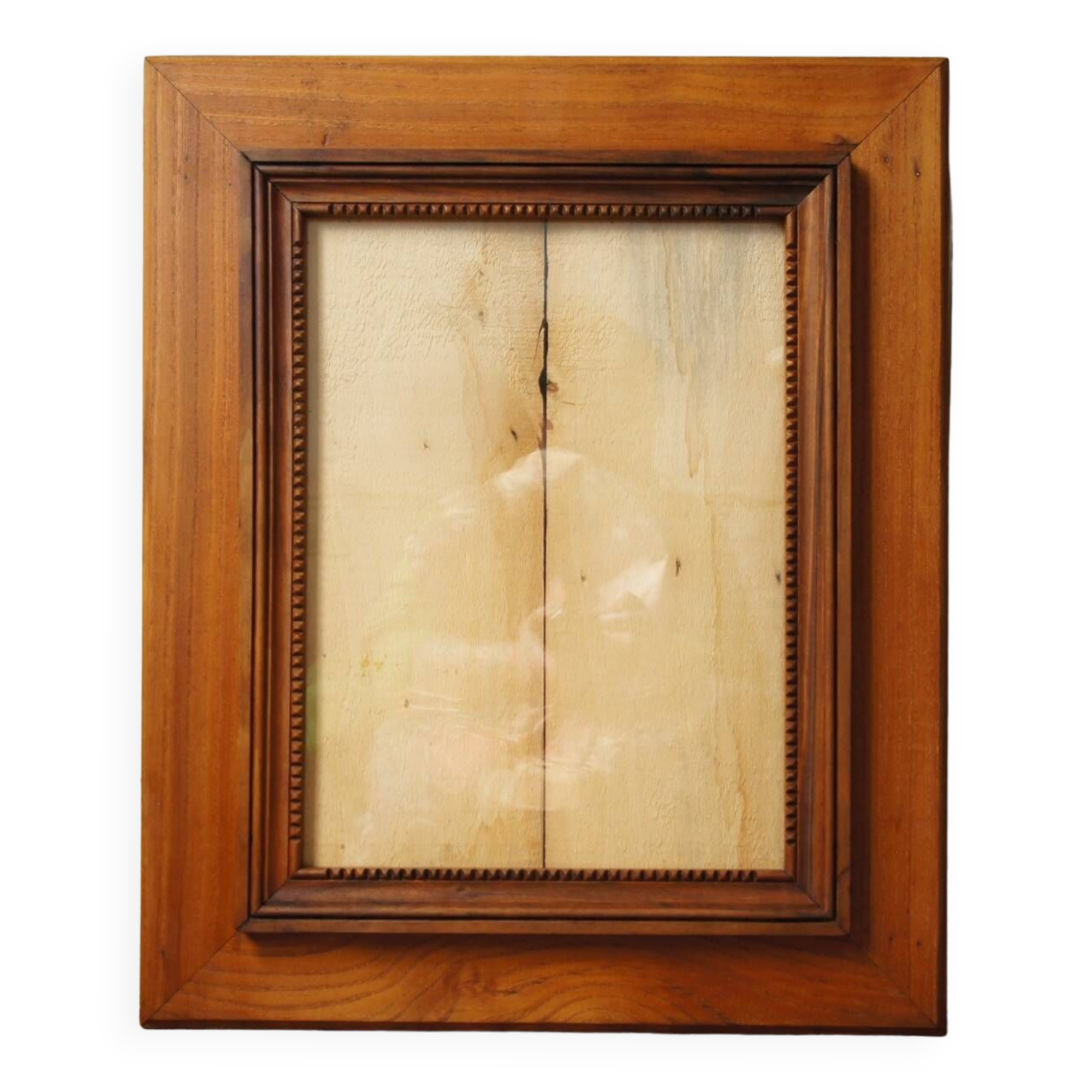 Old “diamond point” frame in solid wood