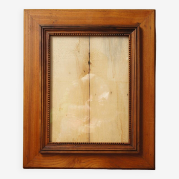 Old “diamond point” frame in solid wood