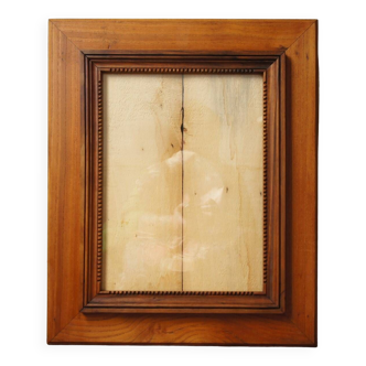 Old “diamond point” frame in solid wood