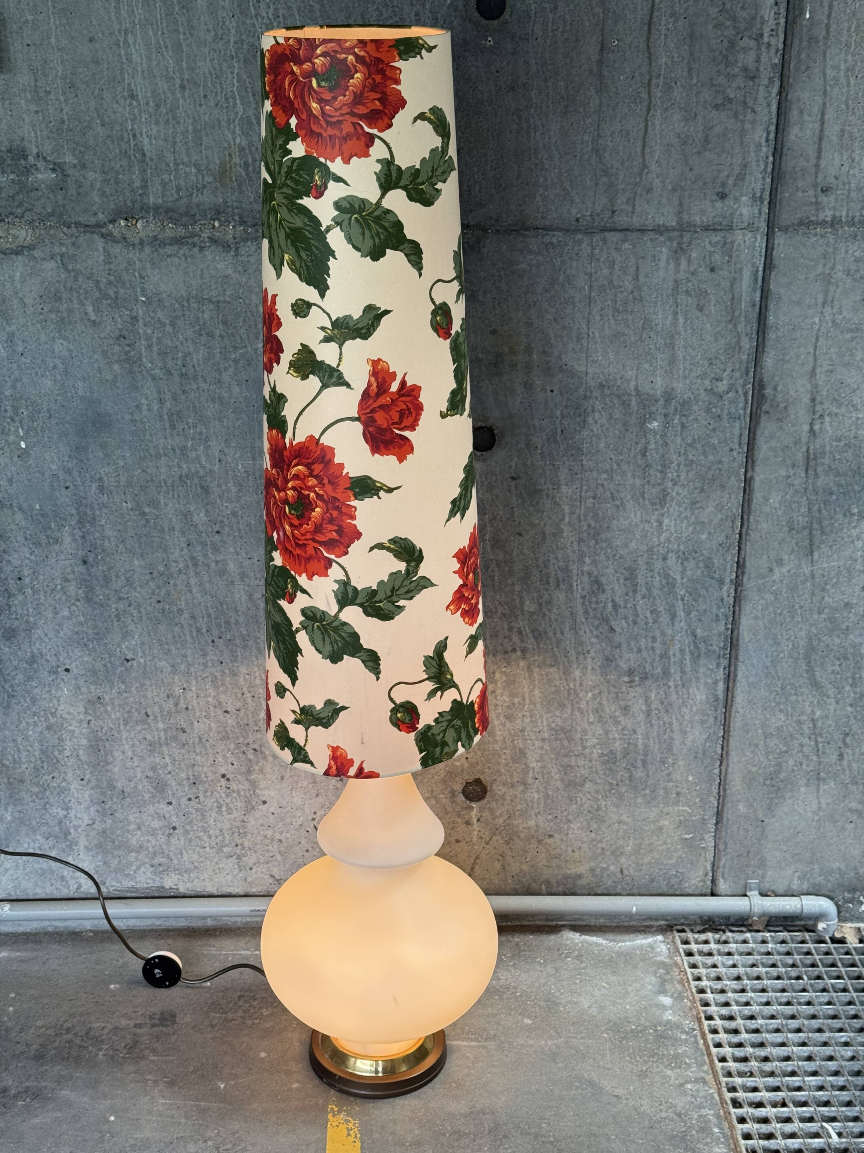 Doria Leuchten Double Light Floor Lamp