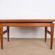 Table danoise monte et baisse en teck, 1960