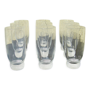 Série de neuf verres