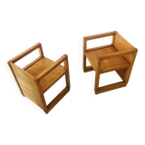 Children's armchair or table, 1950s