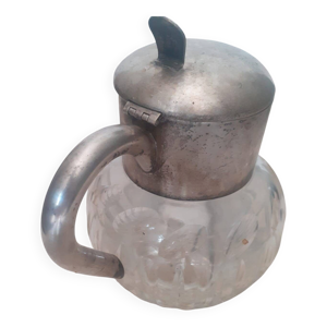Carafe Cristal et argent