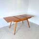 Table en chêne extensible vintage, František Jirák