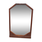 Wood mirror carved art deco 1930