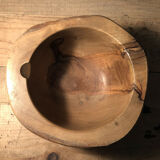 Empty cup wooden pocket