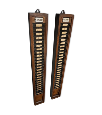 Casier de pointeuse Vintage