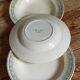 Five old plates Terre de fer from Choisy-Le-Roi HB and cie