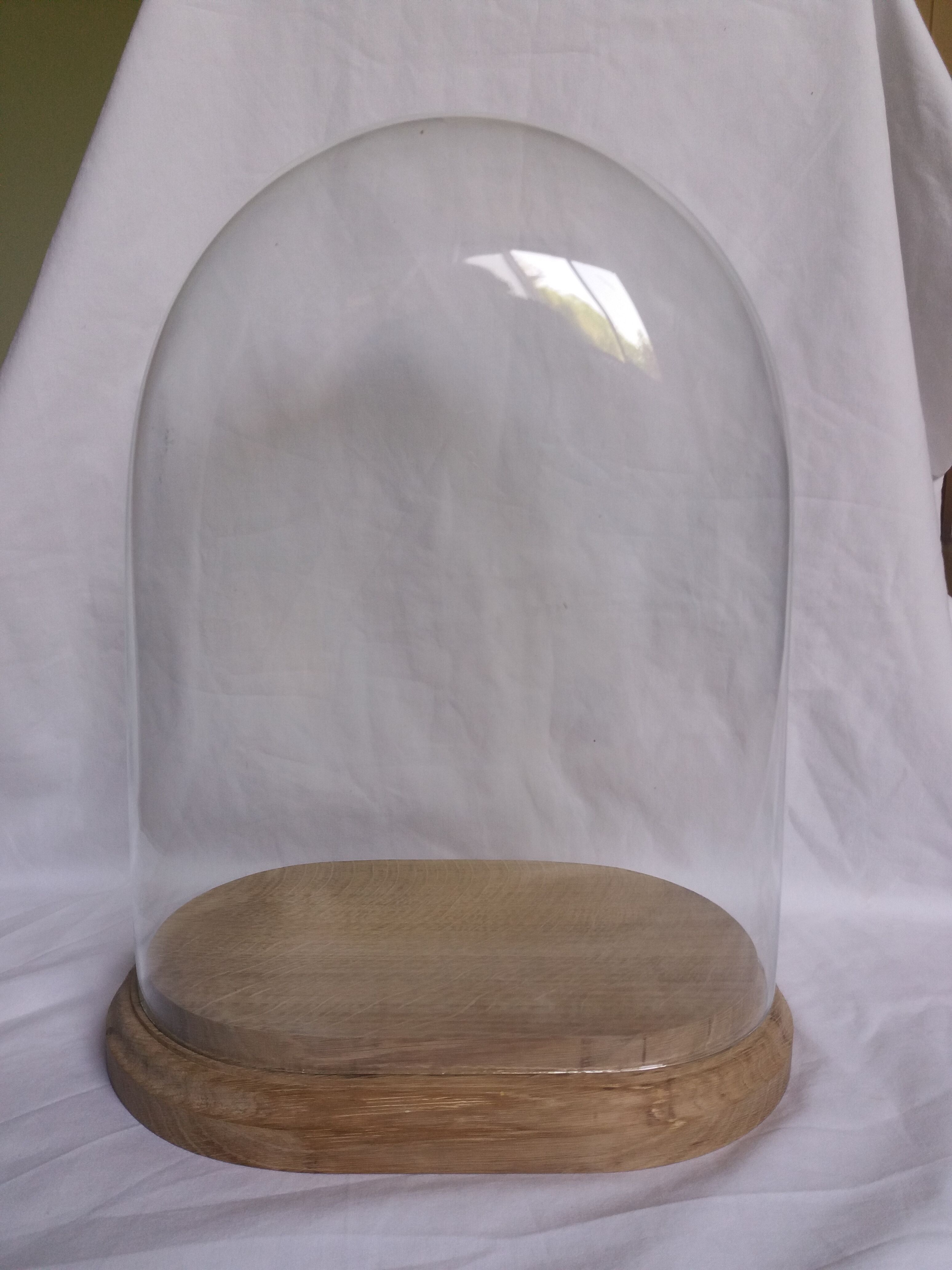 Napoleon III wedding globe with oak base