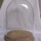 Napoleon III wedding globe with oak base