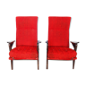 Pair of Parker Knoll 1950 armchairs