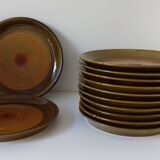 Set of 12 plates St. Amand