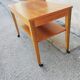 Table basse vintage bois 2 plateaux
