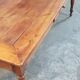 Table de ferme en merisier