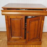Meuble d'appui en merisier massif - fabrication artisanale