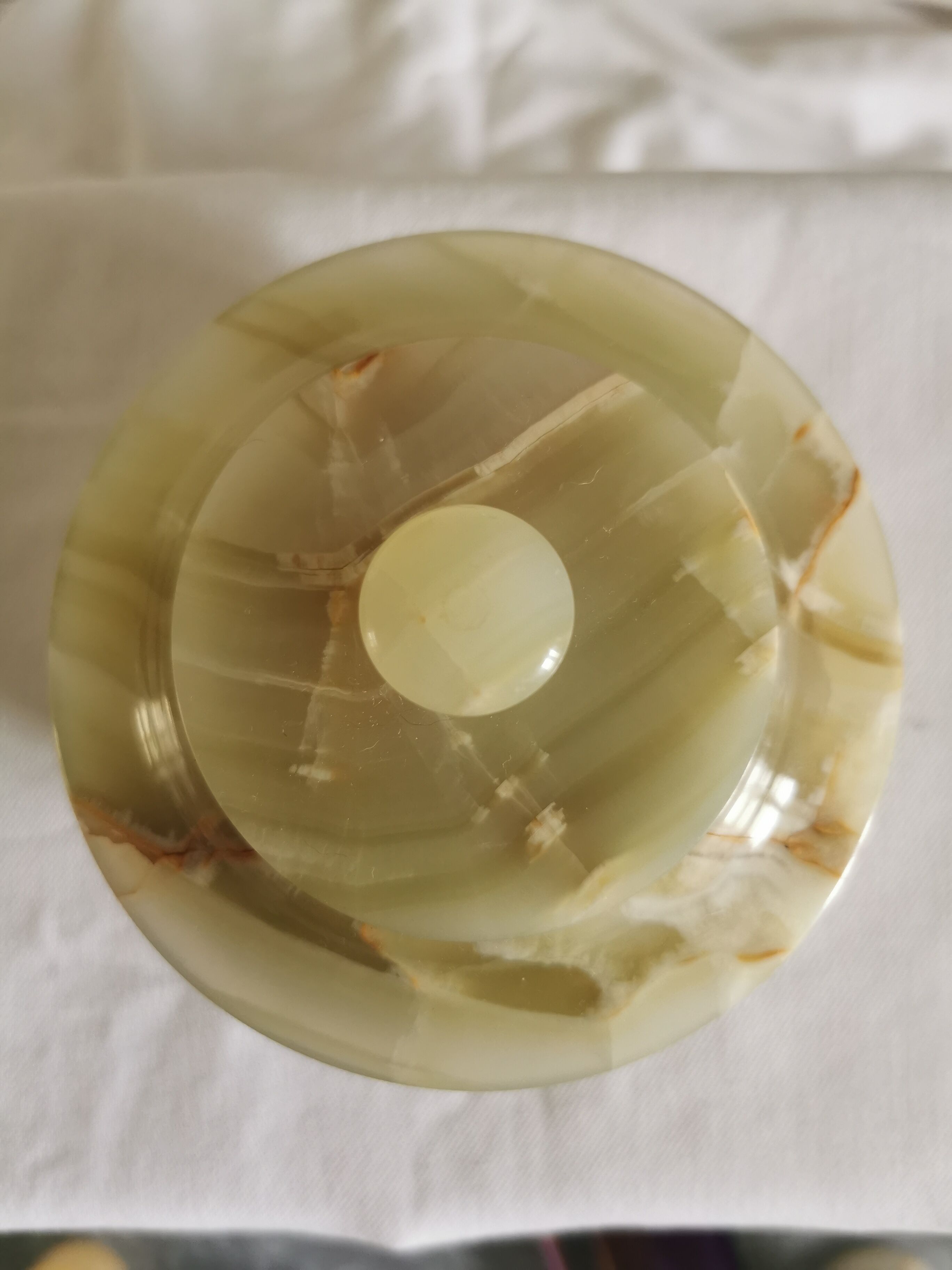 Marble candy box with lid