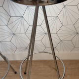 Series of 4 nuta chrome stools