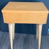 Bedside table compass feet