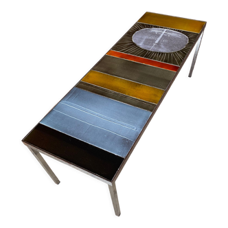 Table basse Roger Capron modèle Soleil