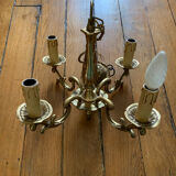 Gilded bronze chandelier