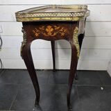 Louis XV style bedside table in marquetry