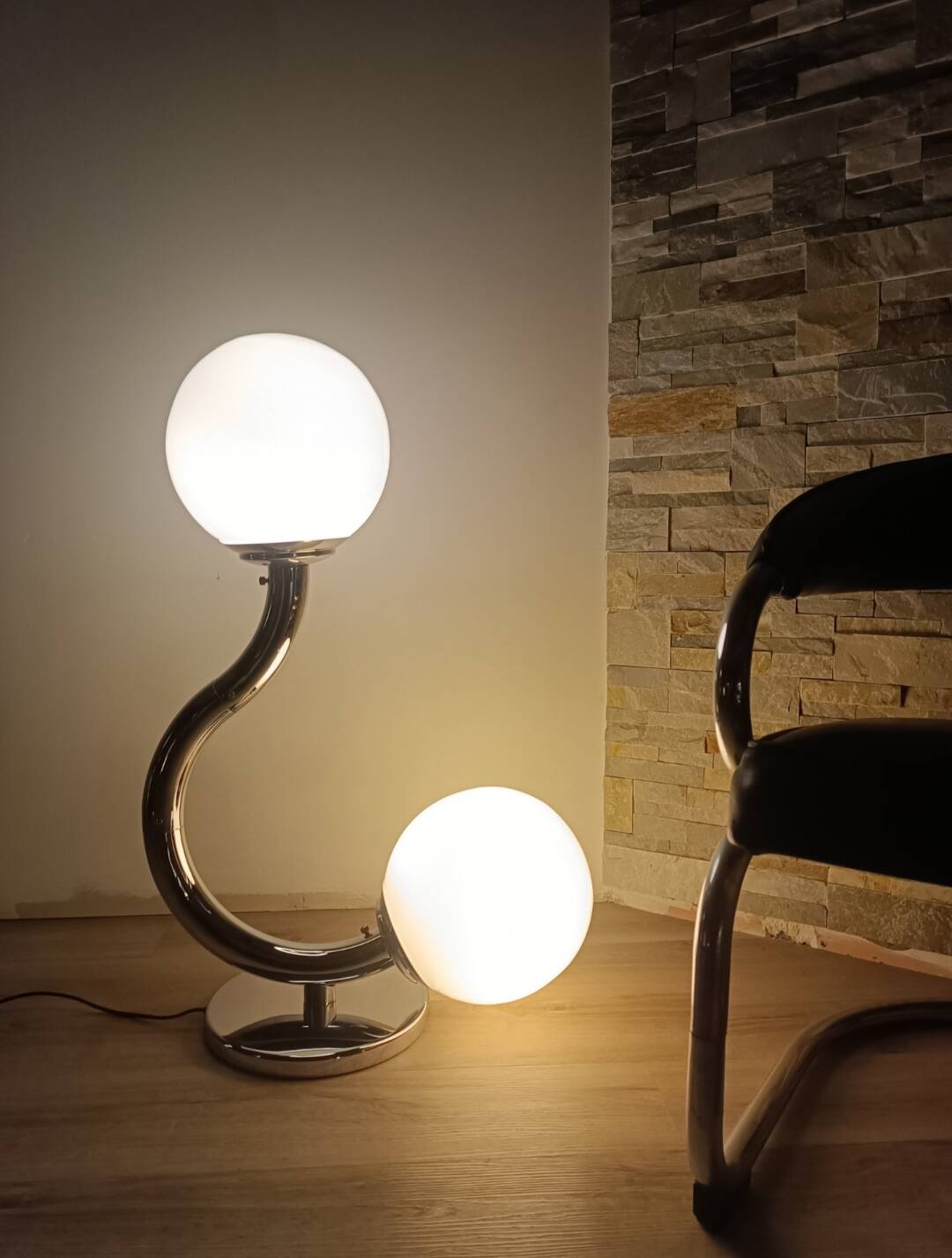 Important Persepolis lamp by Fase 1973