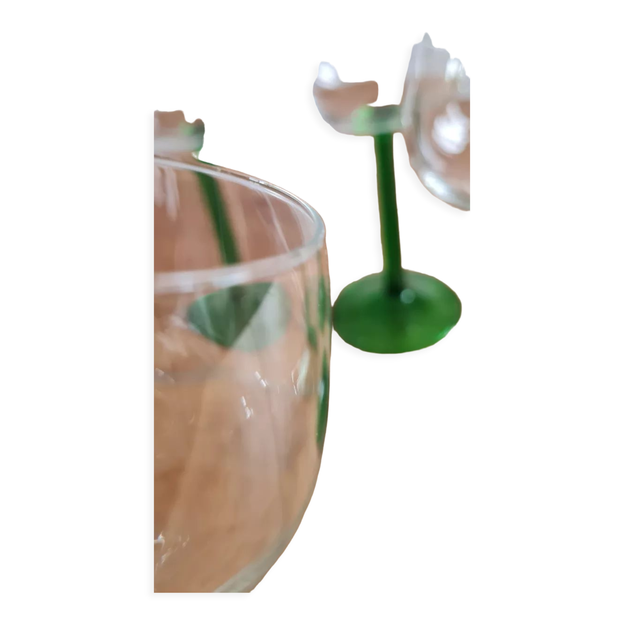 White wine glasses Alsace