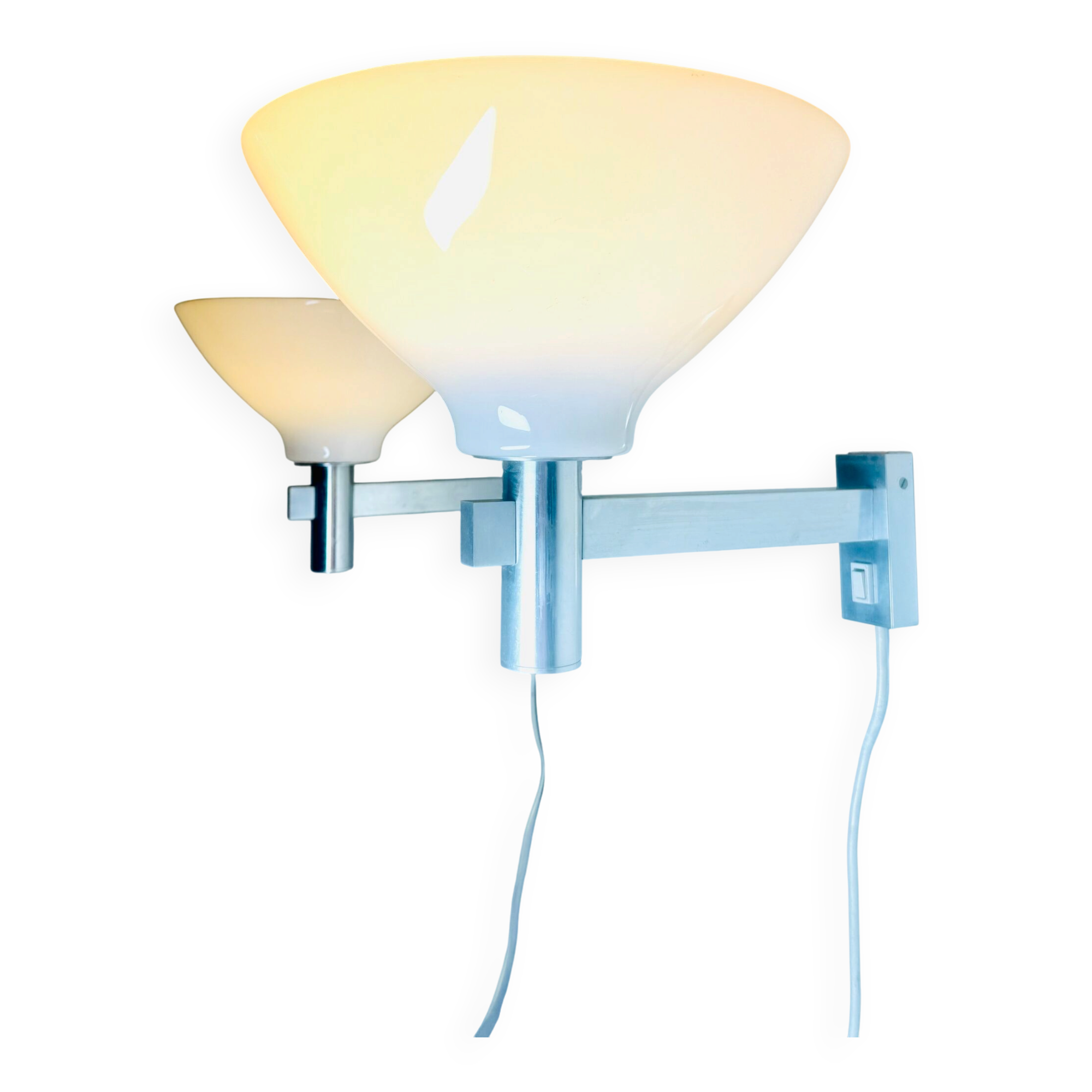 Pair Of Uplighter Wall Lamps By Raak Amsterdam, The Netherlands 1960S