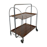 Mid-century foldable serving trolley from bremshey solingen,1960s