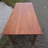 Old farm table in cherry tree