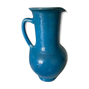 Pichet vintage en céramique - bleue