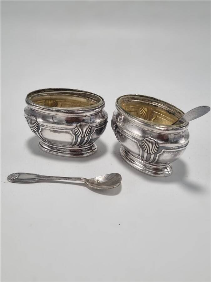 Pair of salt cellars
