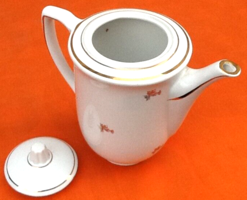 Faience coffee maker L' Amandinoise St Amand-des-eaux,  1950s