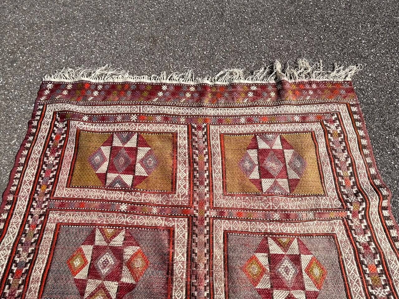large vintage kilim rug