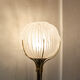 Brass and glass floor lamp by Angelo Brotto for Esperia Italia Anni '60