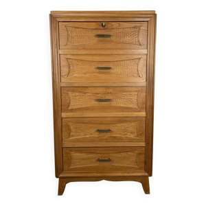 Secrétaire commode chêne