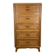 Vintage oak chest of drawers from the 50s