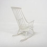 Scandinavian rocking chair "Bohem", Lena Larsson, Sweden, 1960
