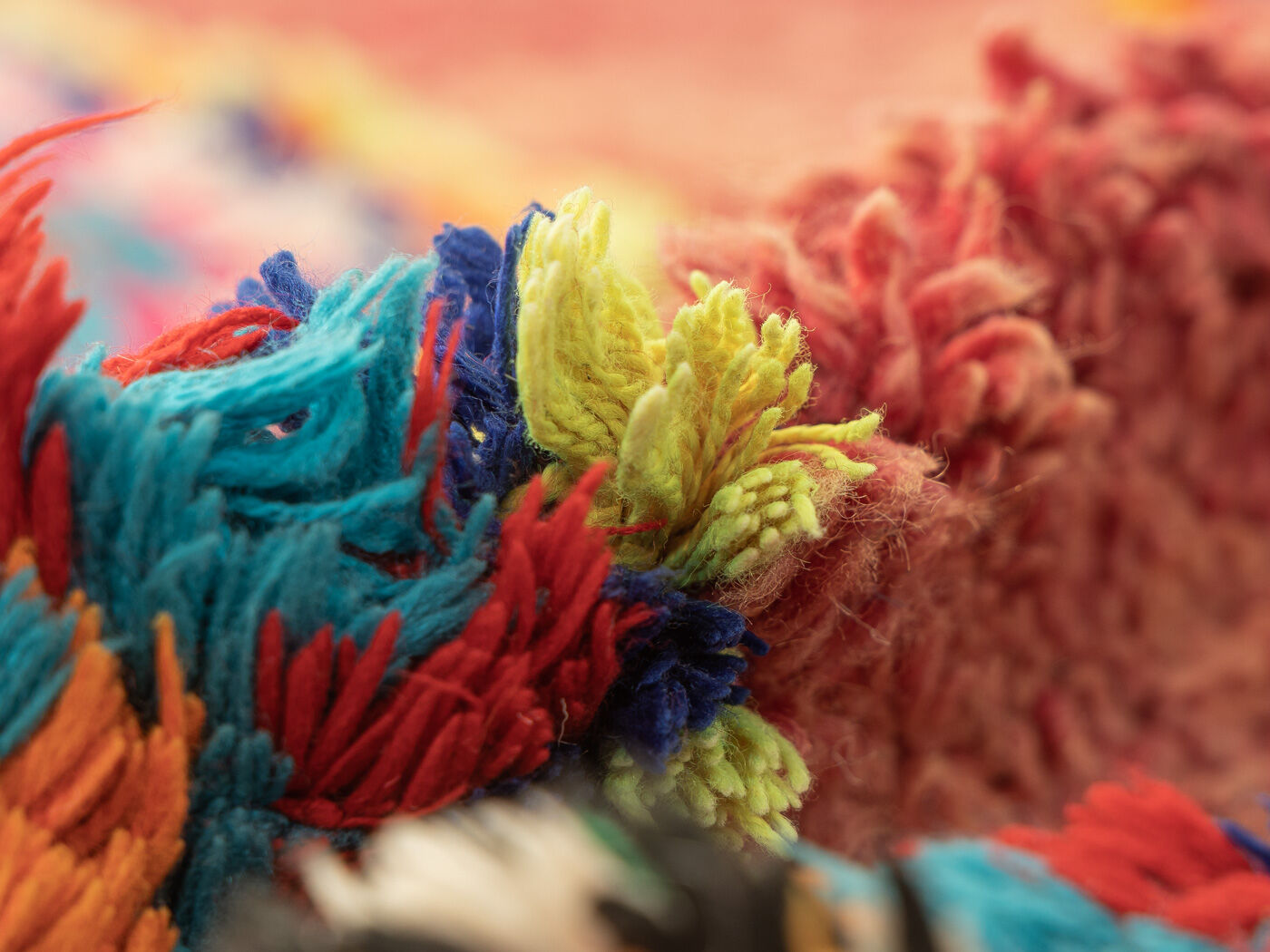 Vintage Boujad, Berber rug, 118 x 357