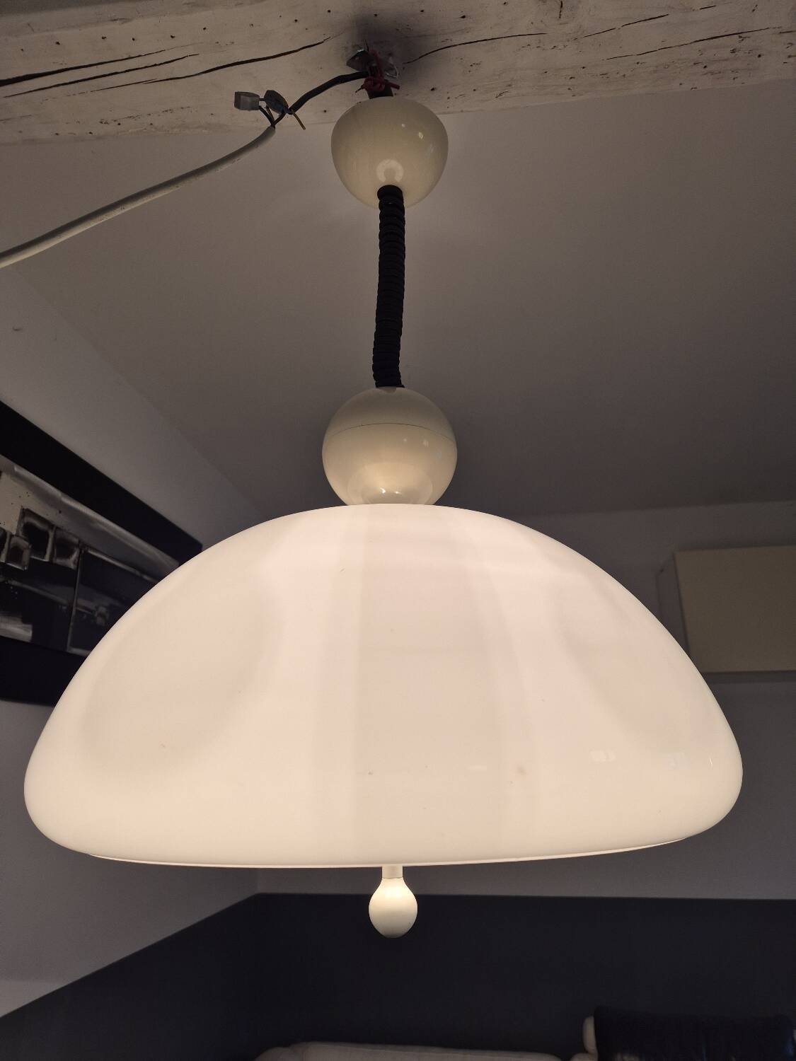 Martinelli Luce pendant light "Saliscendi" 1970