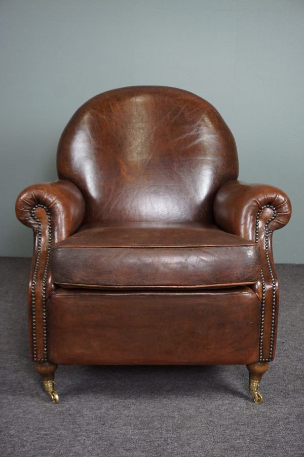 Sheepskin armchair