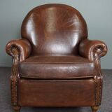 Sheepskin armchair