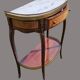 Half-moon console Louis XV-Louis XVI style