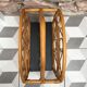 Rattan magazine holder