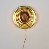 Mid-Century Cascading Wall Lamp in Brass and Copper, 1950s