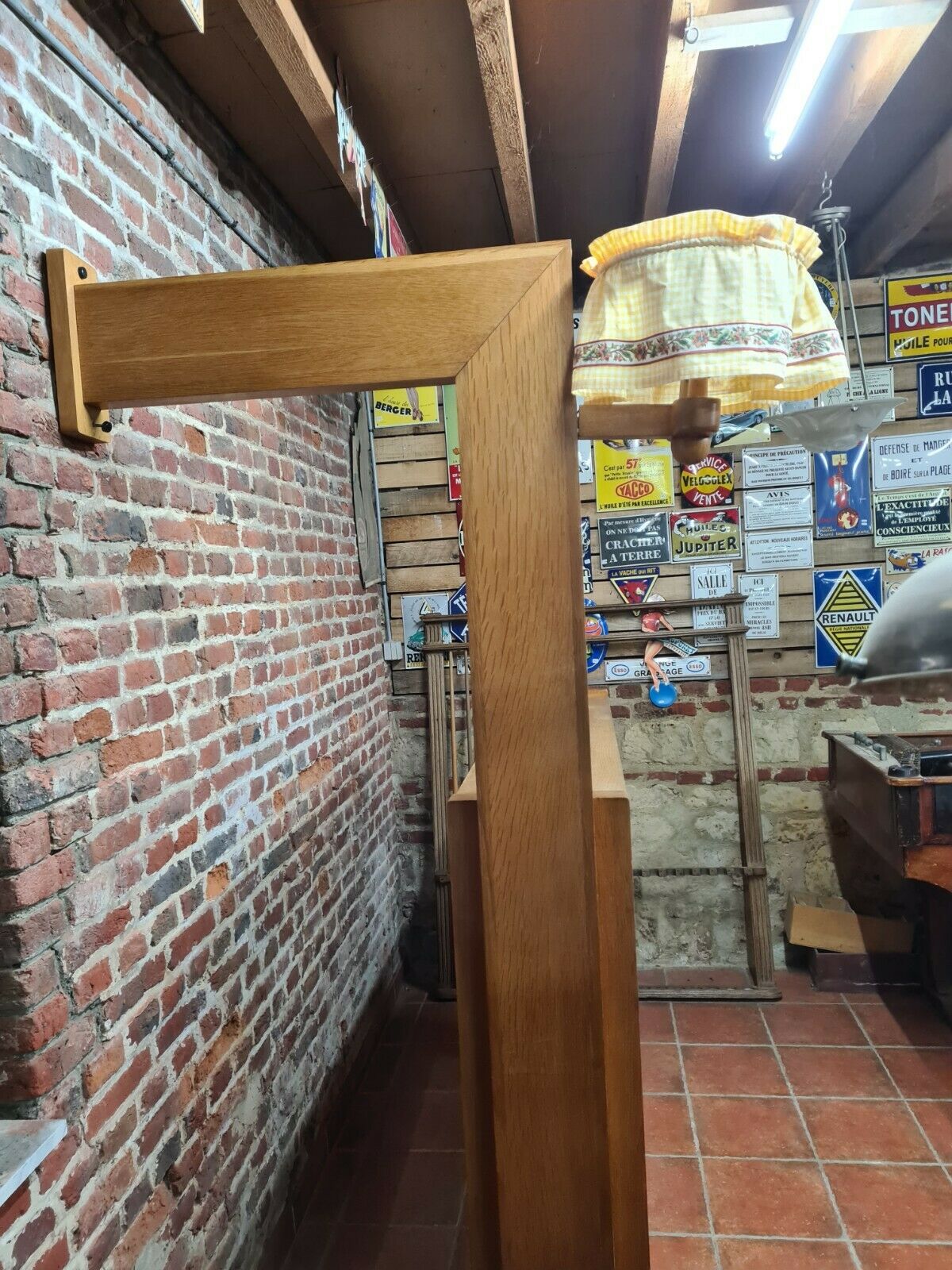 Vintage oak bar Guillerme et Chambron