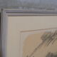 Original Lithograph by listed Swedish Artist Hugo Zuhr, Signed, 1960's