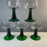 5 vintage Roemer glasses