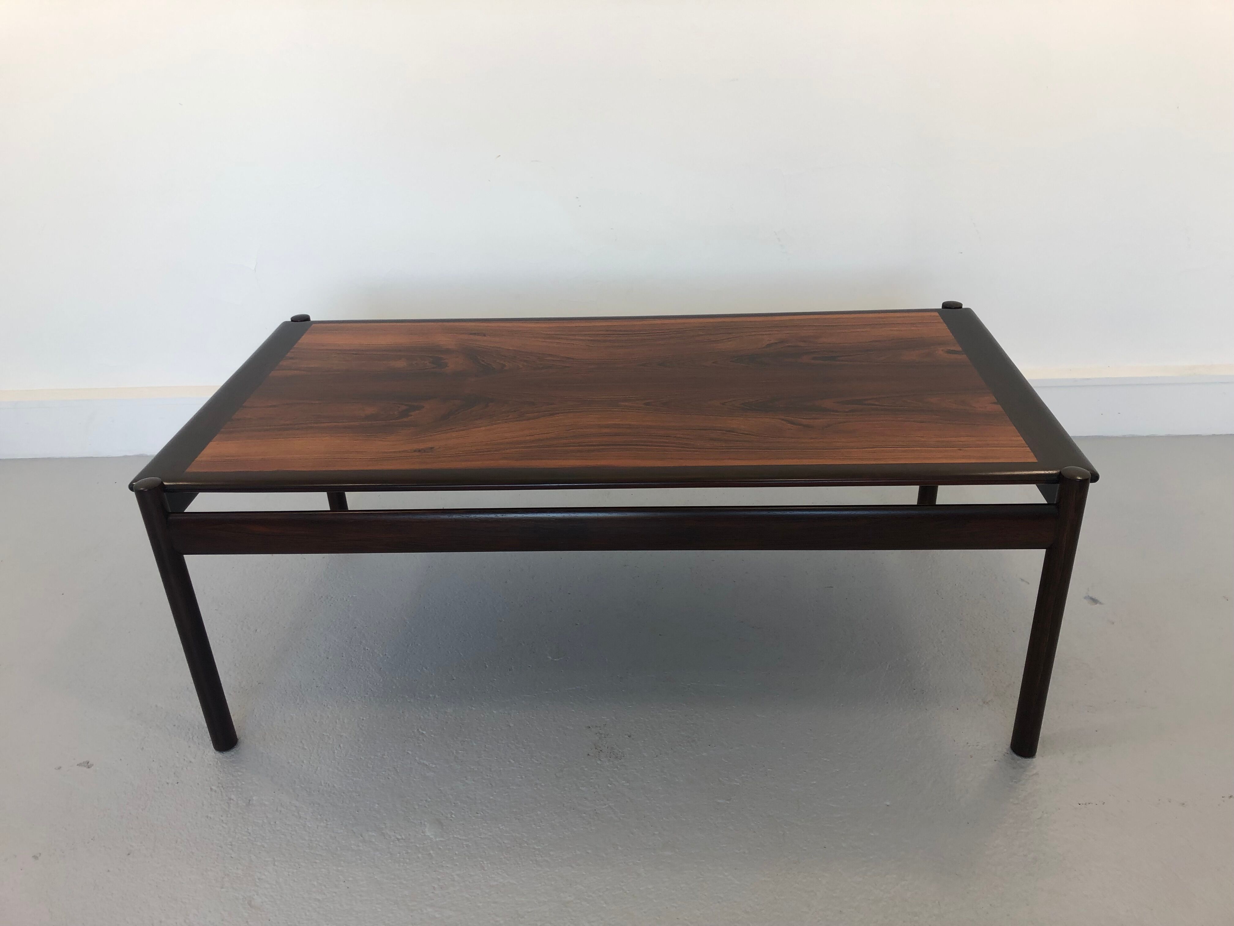 Mid-Century Modern Rosewood Coffee Table by Sven Ivar Dysthe,1970 s